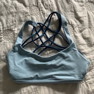 Lululemon Blue Free to Be Sports Bra